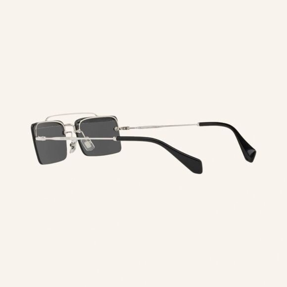 Miu Miu MU 59TS Rimless Gray Sunglasses - Picture 5 of 8